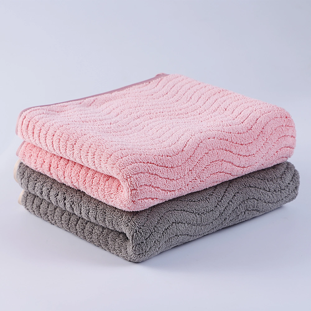 Coral Fleece Bath Towel Gifts Set Ultra Soft Super Absorbent Microfiber Embroidered Soft Children Cloth Baby Bath Towel Sets