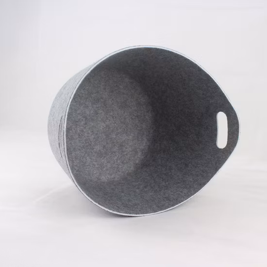 부직포 초대형 부직포 펠트 주최자 거실, 세탁실용 헤어 제품 보관 용기